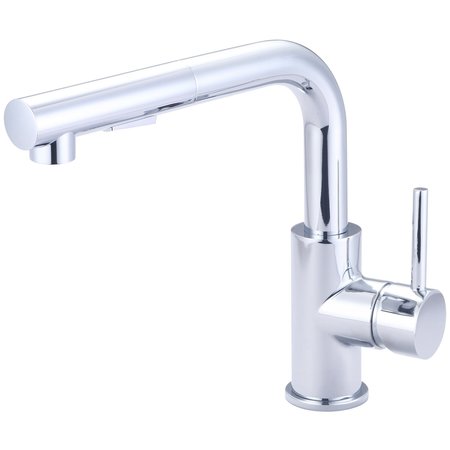 OLYMPIA Single Handle Pull-Out Kitchen Faucet in Chrome K-5085